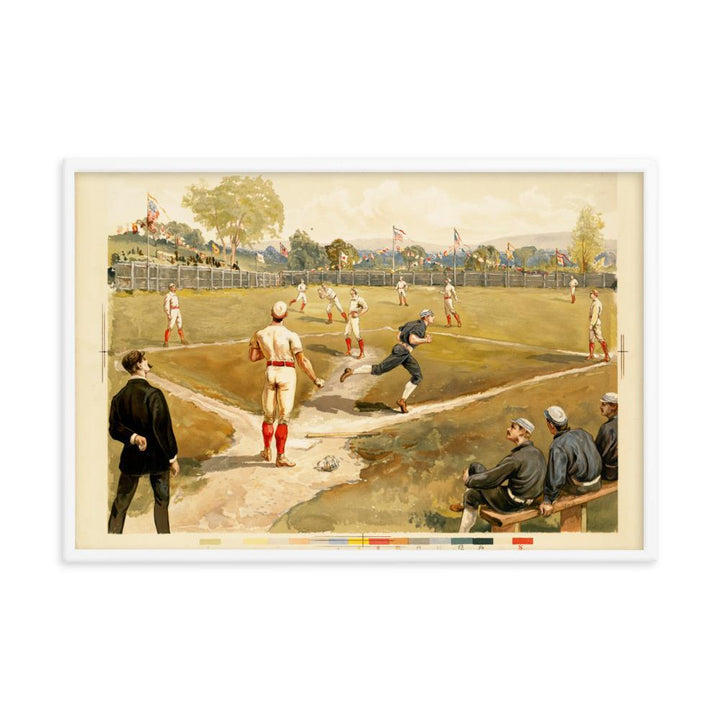 Baseball des 19. Jahrhunderts - Poster artlia