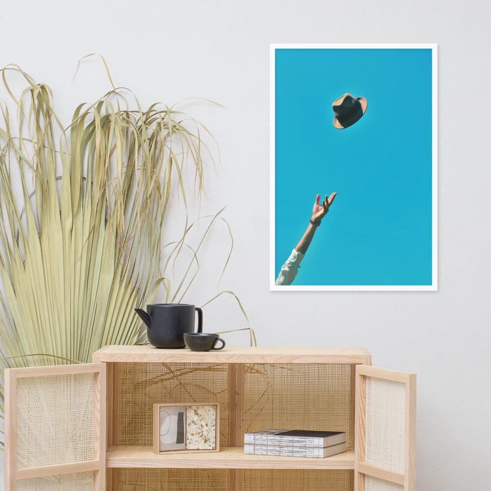 Be yourself - Poster im Rahmen artlia