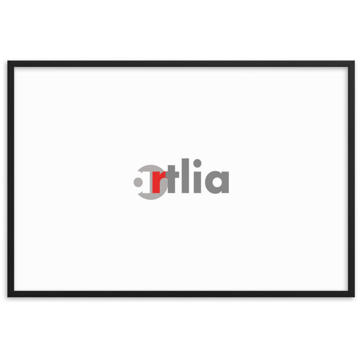 Bilderrahmen schwarz horizontal 61×91 cm artlia