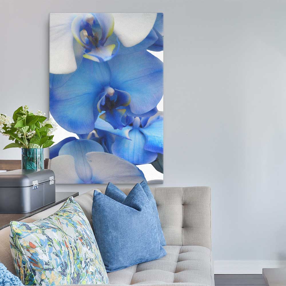 Blue Orchid - Leinwand artlia