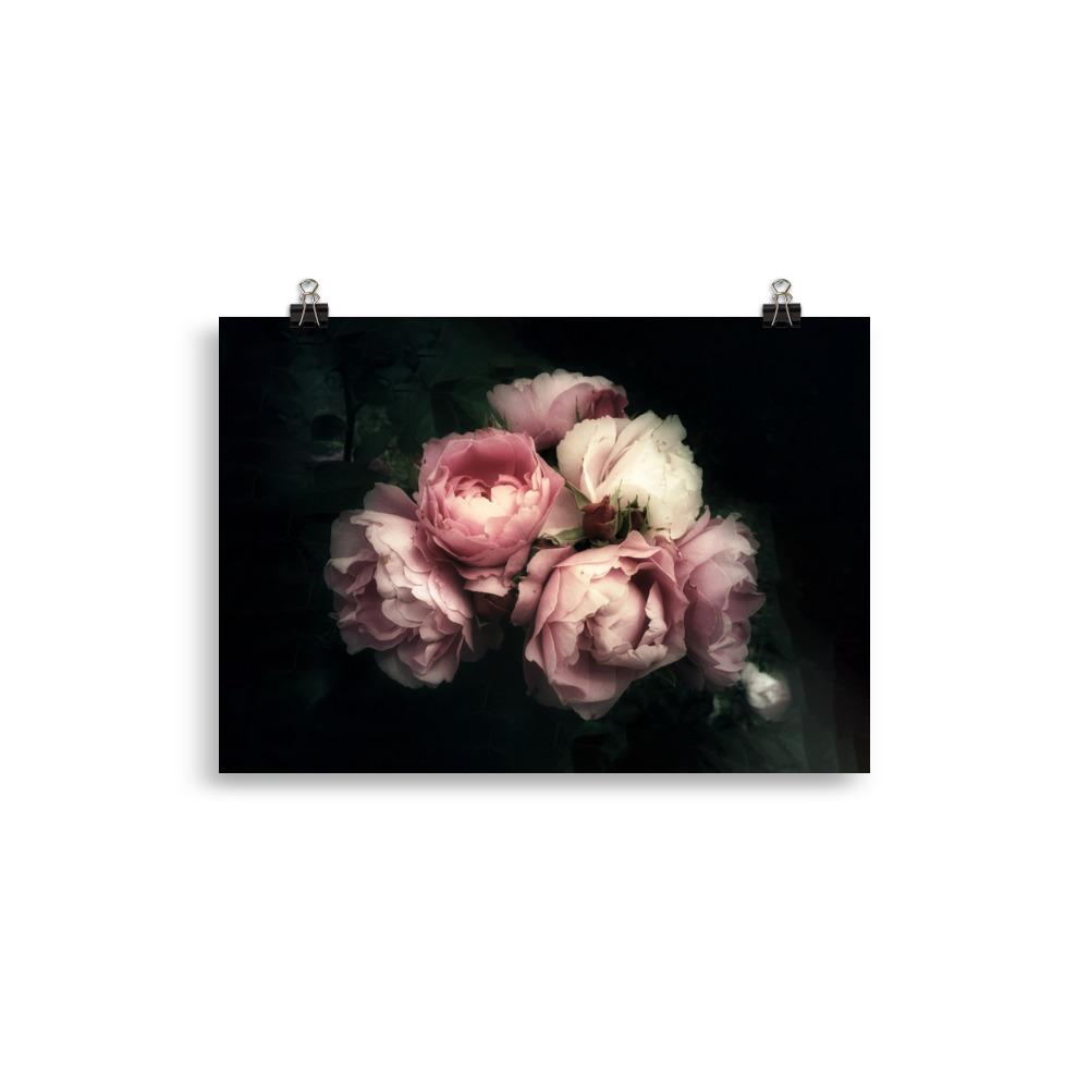 Poster - Strauß Pfingstrosen 21×30 cm artlia