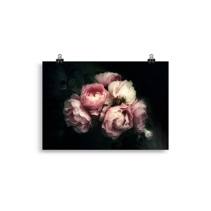 Poster - Strauß Pfingstrosen 21×30 cm artlia