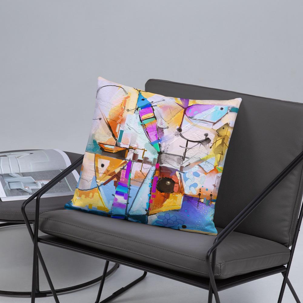 Bunte Fantasie - Kissen 46x46 cm / mit Füllung artlia