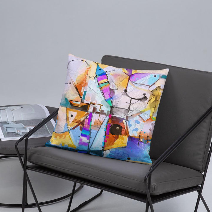 Bunte Fantasie - Kissen 46x46 cm / mit Füllung artlia