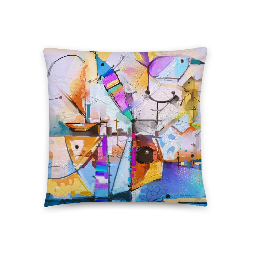 Bunte Fantasie - Kissen 46x46 cm / ohne Füllung artlia