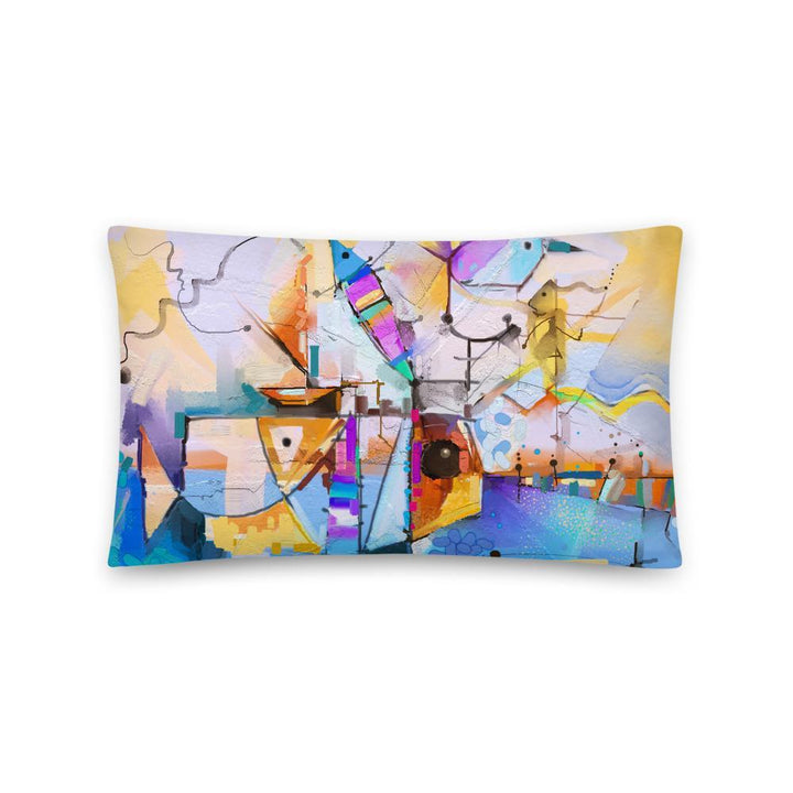 Bunte Fantasie - Kissen 50x30 cm / ohne Füllung artlia