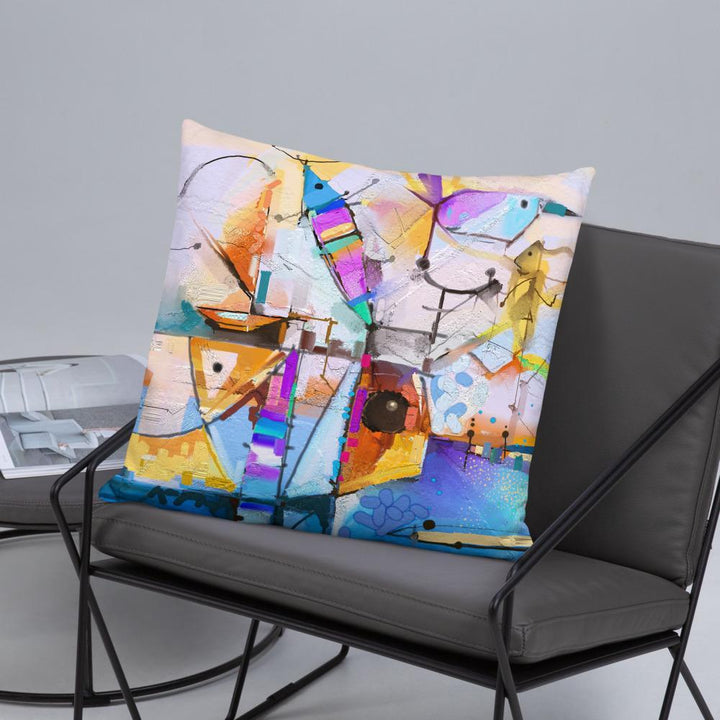 Bunte Fantasie - Kissen 56x56 cm / mit Füllung artlia