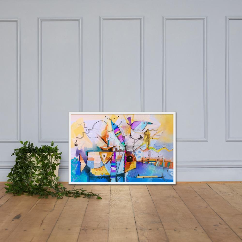 Poster im Rahmen - Bunte Fantasie artlia