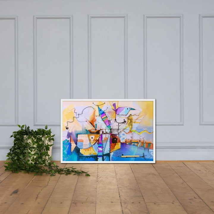 Poster im Rahmen - Bunte Fantasie artlia