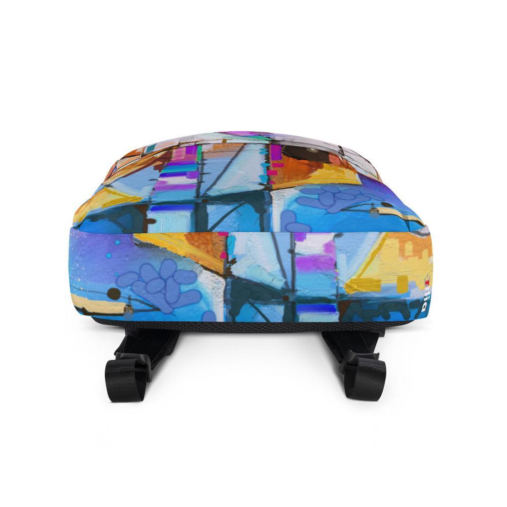 Bunte Fantasie - Rucksack mit Vordertasche artlia