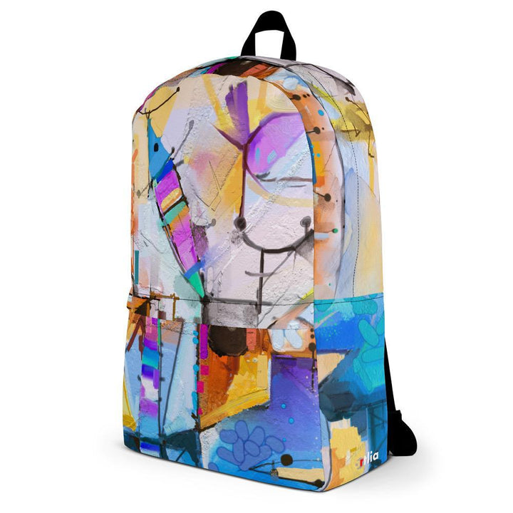 Bunte Fantasie - Rucksack mit Vordertasche artlia