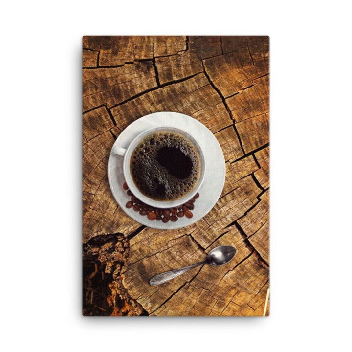 Café in nature - Leinwand 61x91 cm artlia