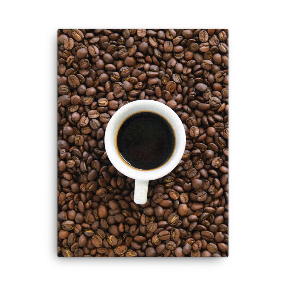 Café, Kaffeerösterei Berlin - Leinwand 46x61 cm artlia