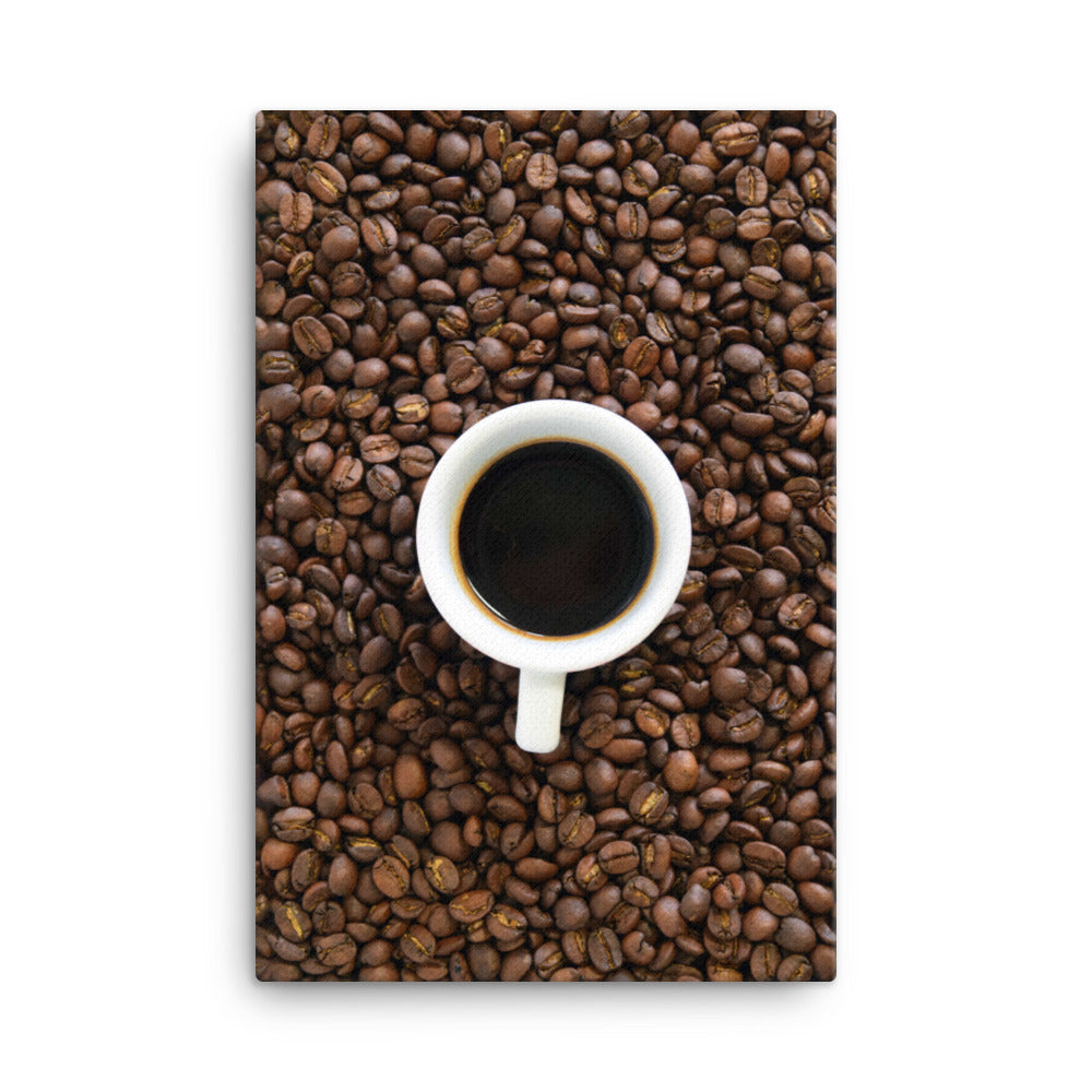 Café, Kaffeerösterei Berlin - Leinwand 61x91 cm artlia