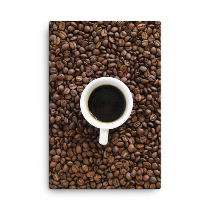 Café, Kaffeerösterei Berlin - Leinwand 61x91 cm artlia