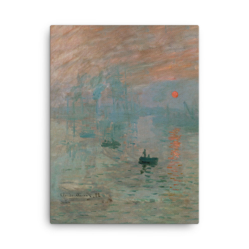 Claude Monet, Impression, Sonnenaufgang - Leinwand 30x41 cm artlia