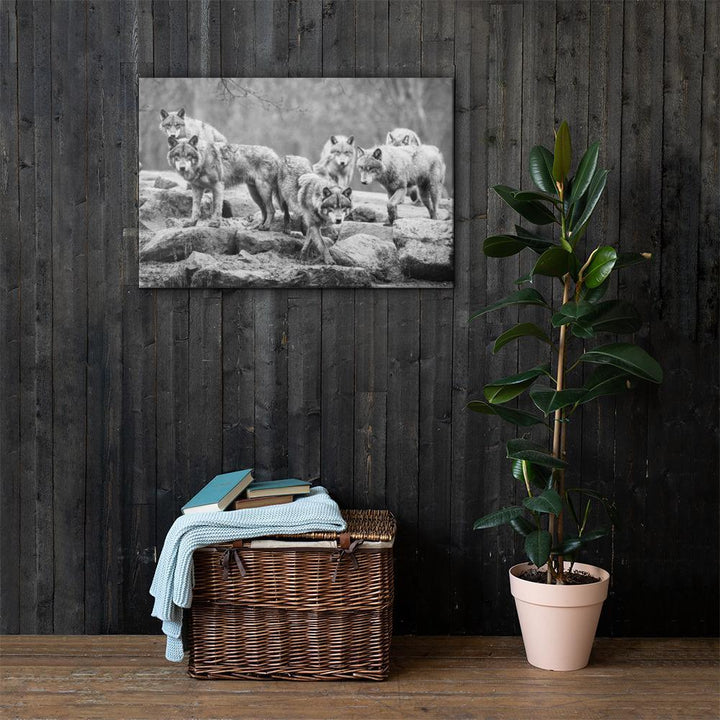 Der Anführer des Rudels - Leinwand artlia