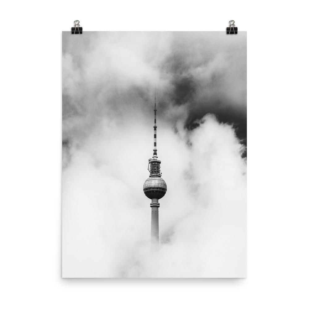 Der Berliner Fernsehturm - Poster 30x41 cm artlia