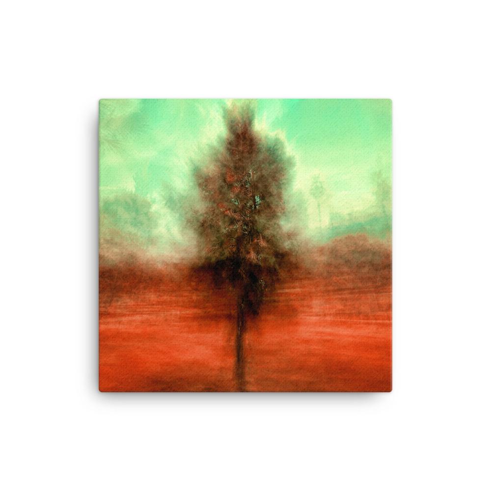Der schlafende Baum - Leinwand 30x30 cm artlia