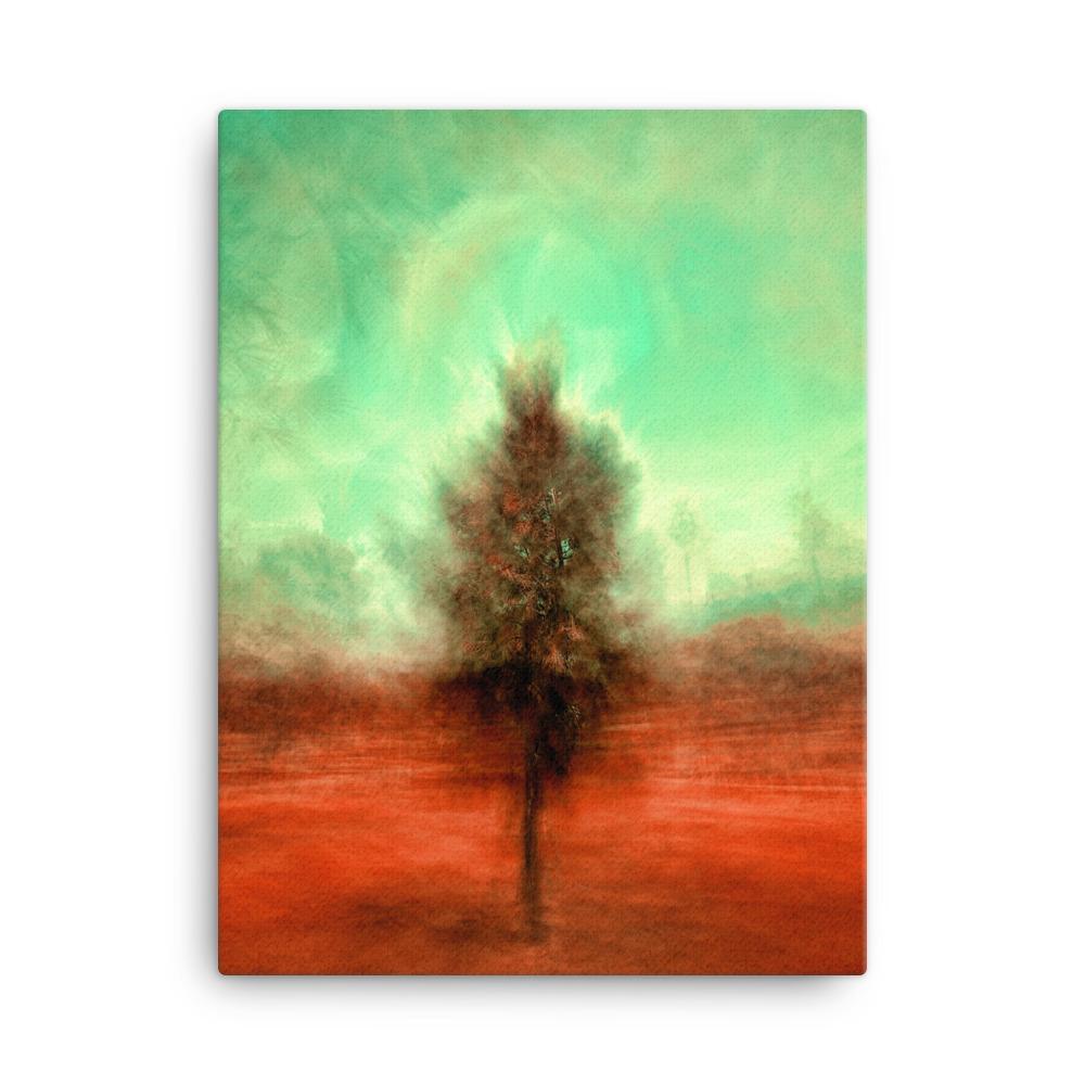 Der schlafende Baum - Leinwand 30x41 cm artlia