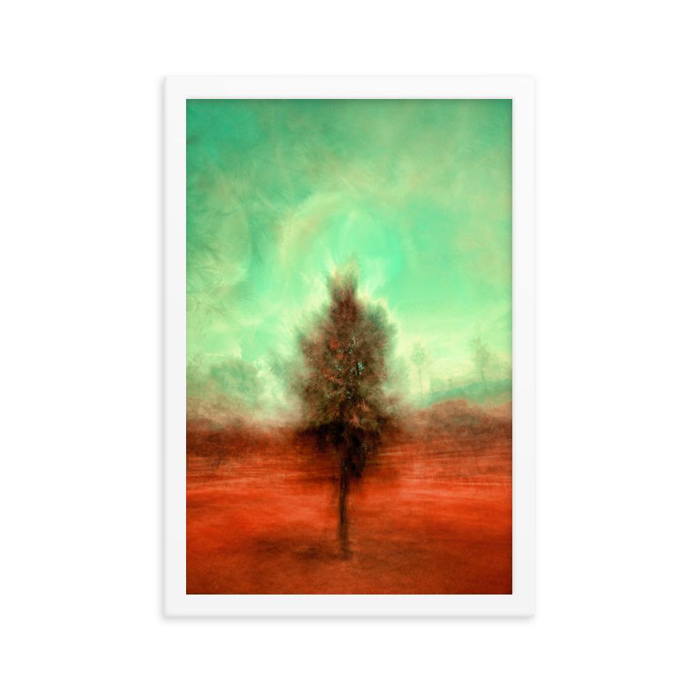 Der schlafende Baum - Poster im Rahmen artlia