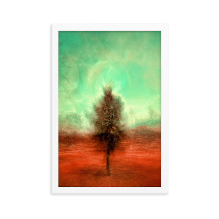 Der schlafende Baum - Poster im Rahmen artlia