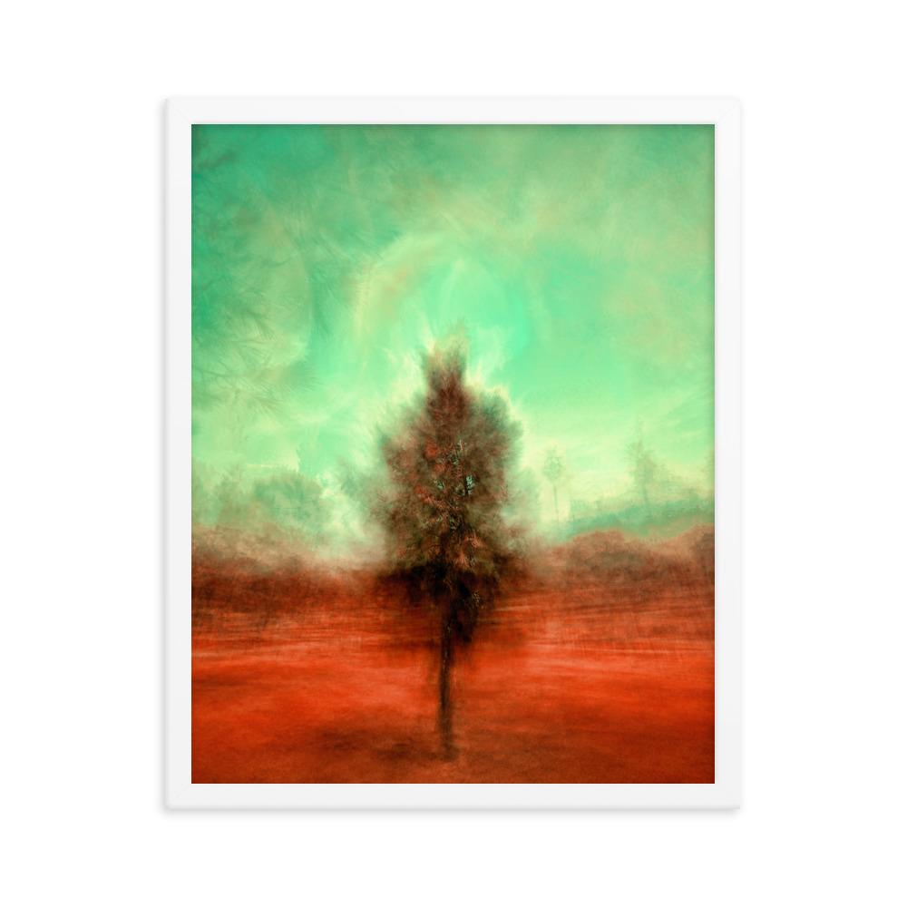 Der schlafende Baum - Poster im Rahmen artlia