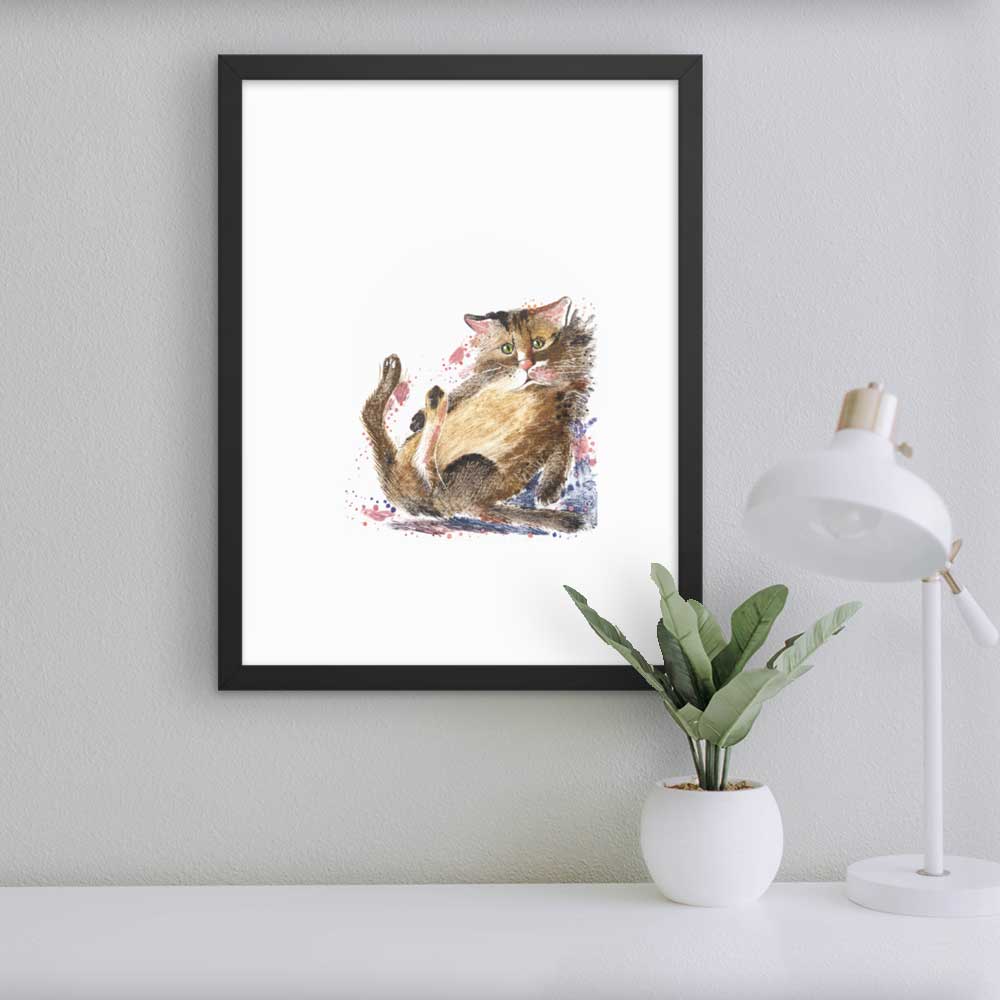 Dom Katze - Kunstwerk artlia