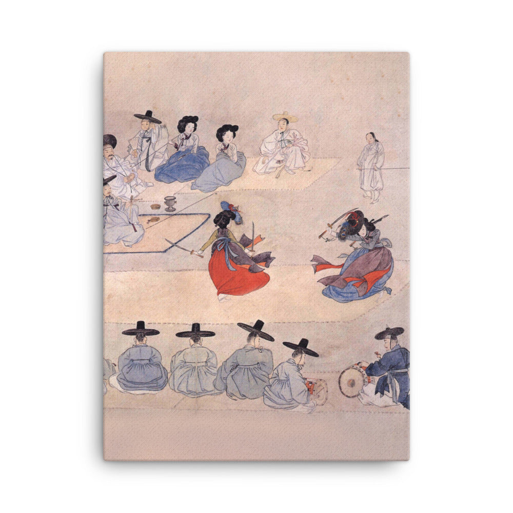 Double Sword Dance, Hyewon - Leinwand 30x41 cm artlia
