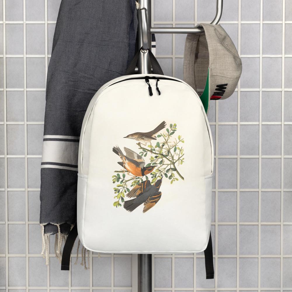 Drei Vögel auf Ästen - Rucksack artlia