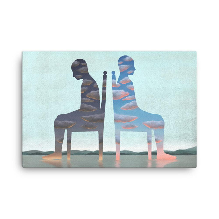 Einsamkeit - Leinwand 61x91 cm artlia