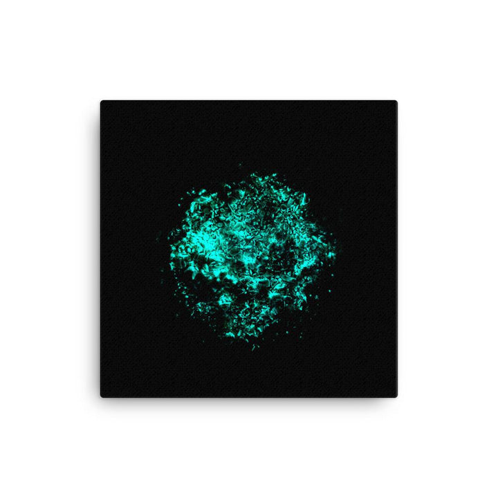 Emerald Planet - Leinwand 30x30 cm artlia