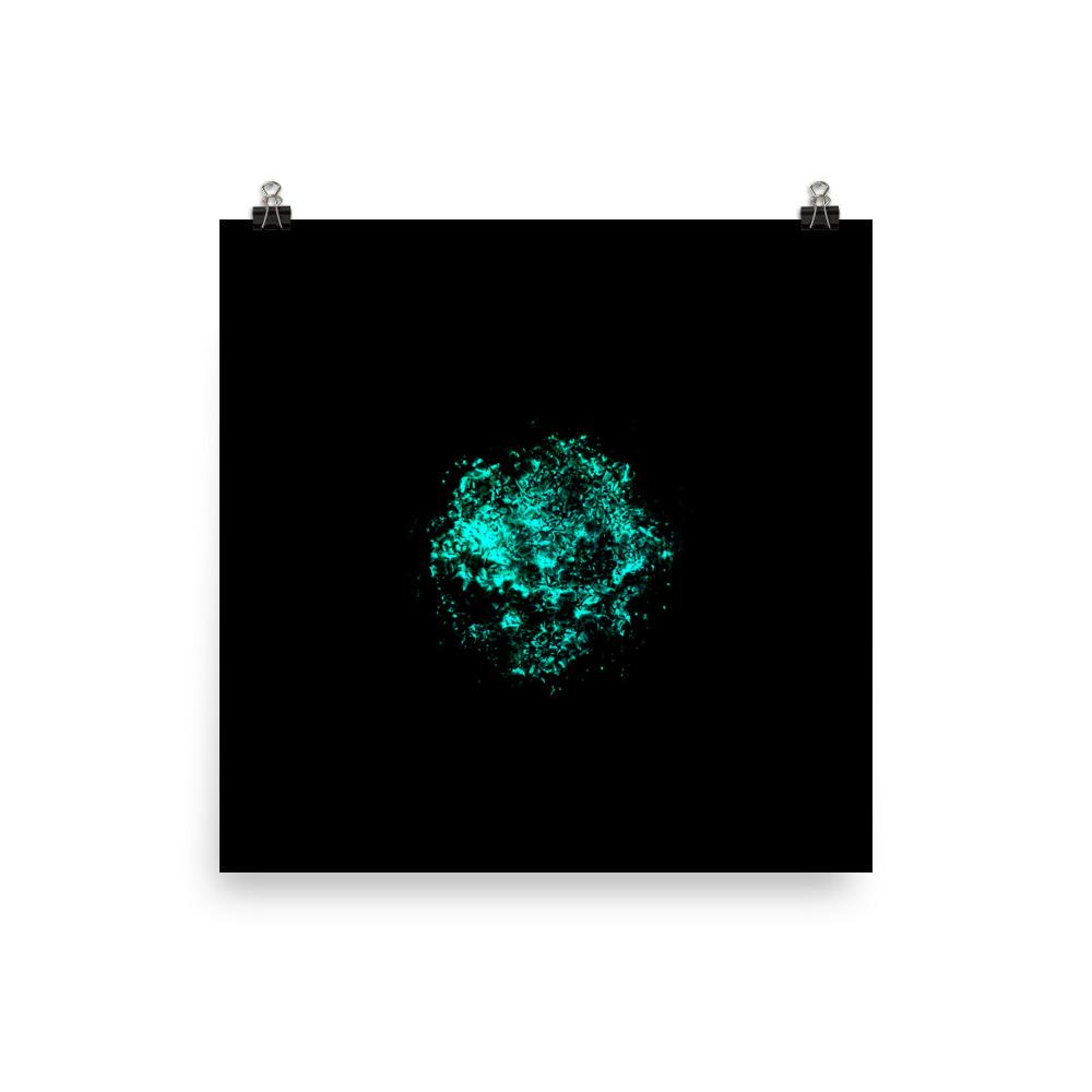 Emerald Planet - Poster 25x25 cm artlia