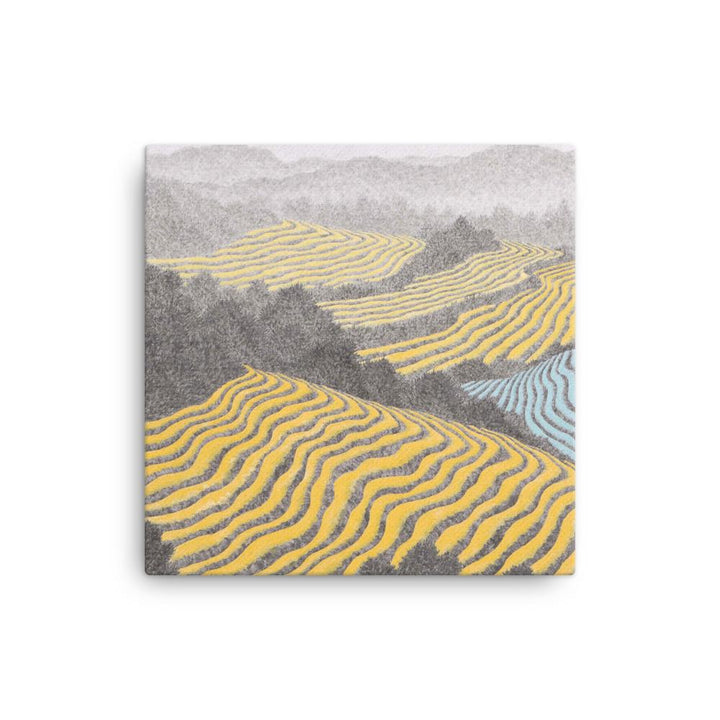Felder 01 - Leinwand 41x41 cm artlia