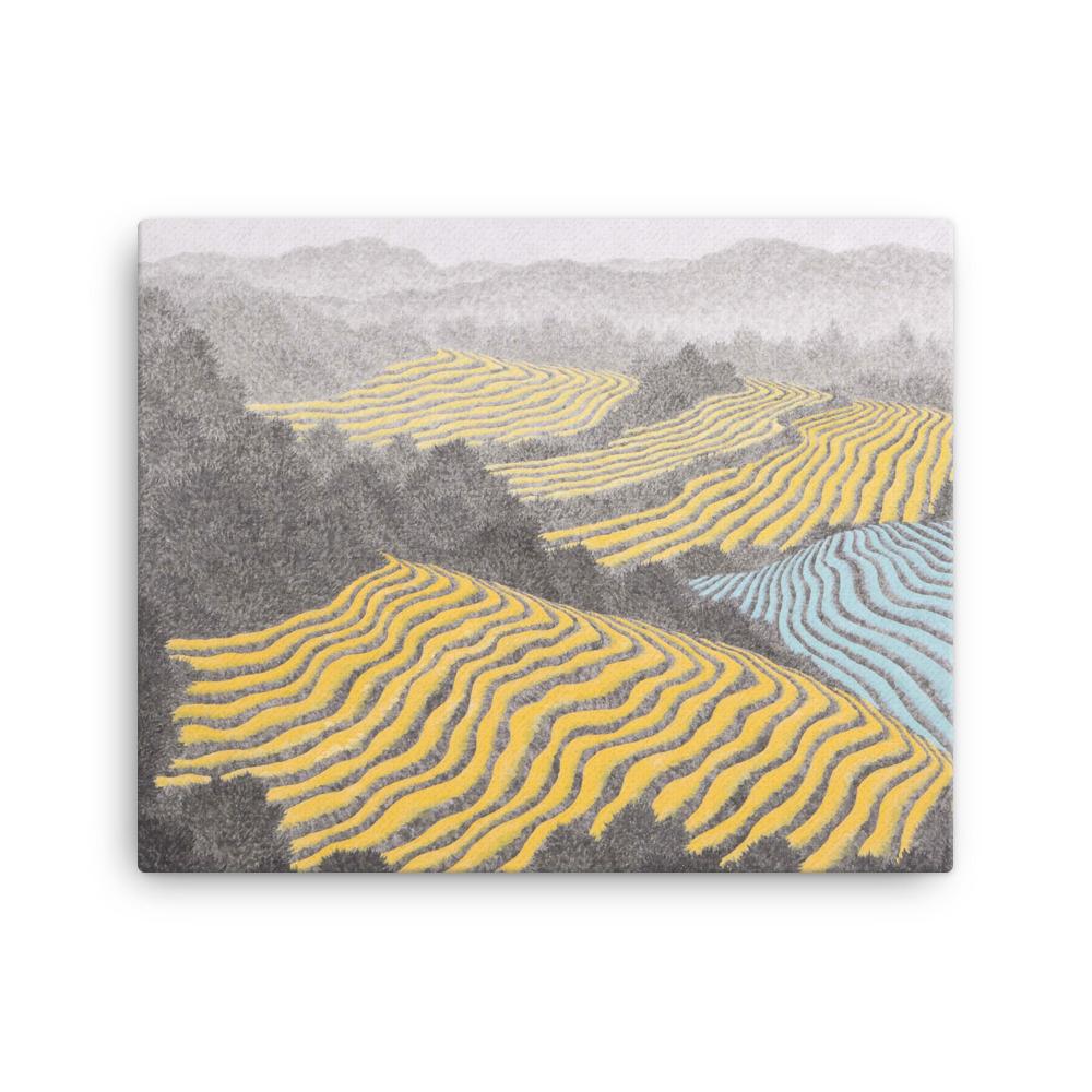 Felder 01 - Leinwand 41x51 cm artlia