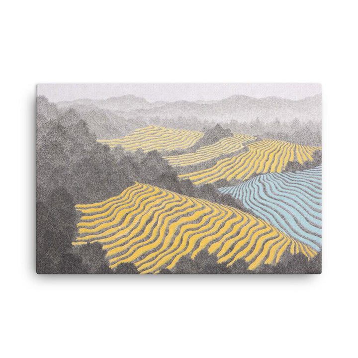 Felder 01 - Leinwand 61x91 cm artlia