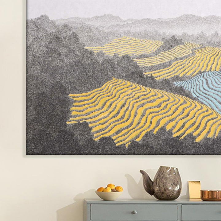 Felder 01 - Leinwand artlia