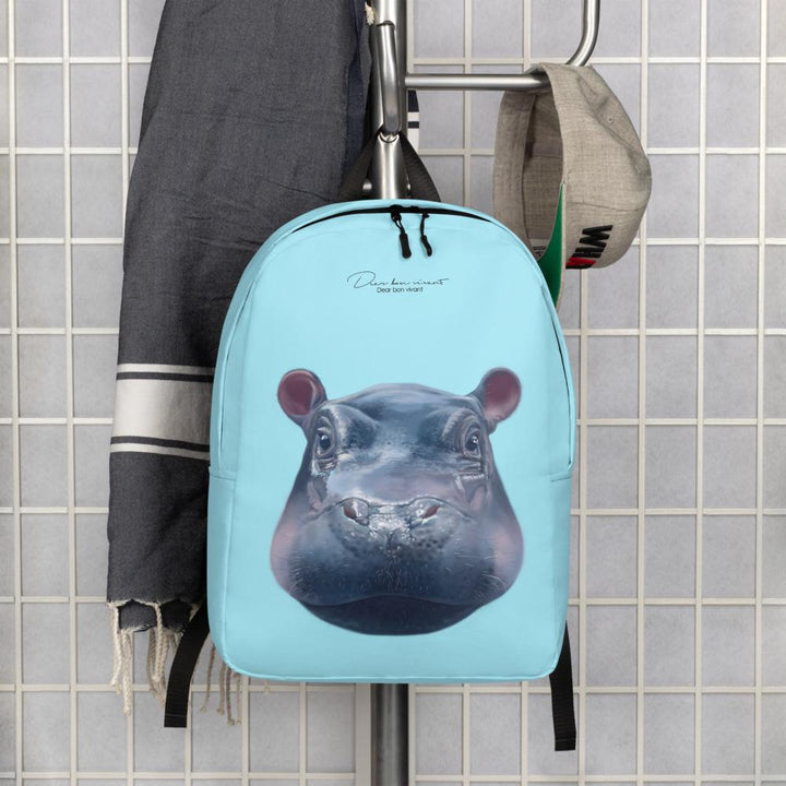 Flusspferd - Rucksack Eisblau artlia