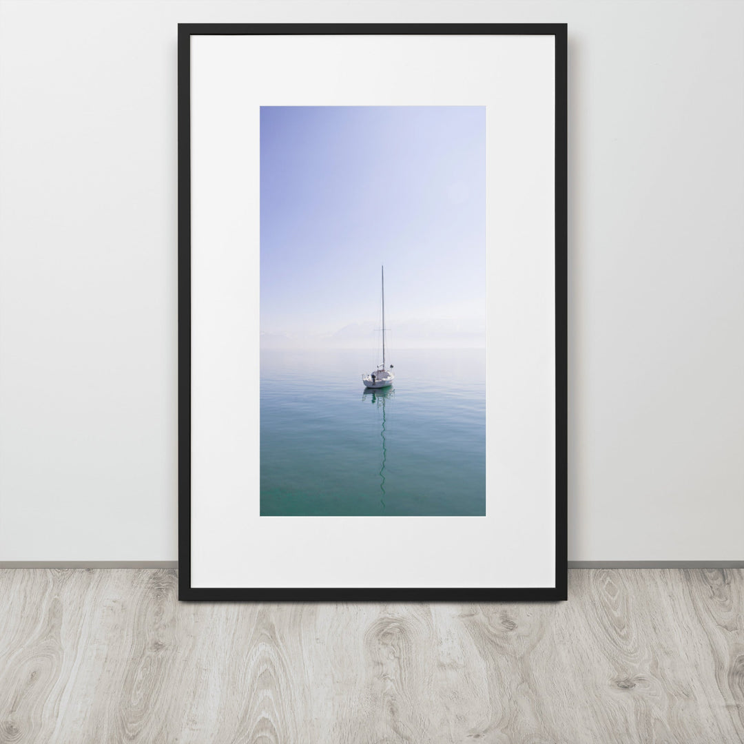 Forward - Poster im Rahmen mit Passepartout artlia