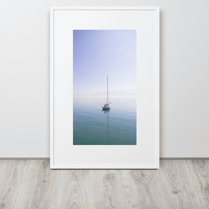 Forward - Poster im Rahmen mit Passepartout artlia