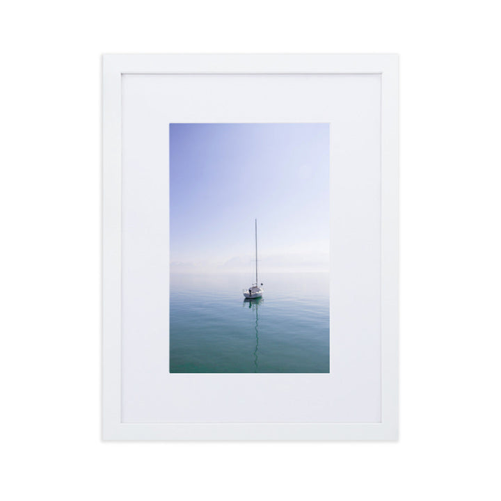 Forward - Poster im Rahmen mit Passepartout Weiß / 30×40 cm artlia