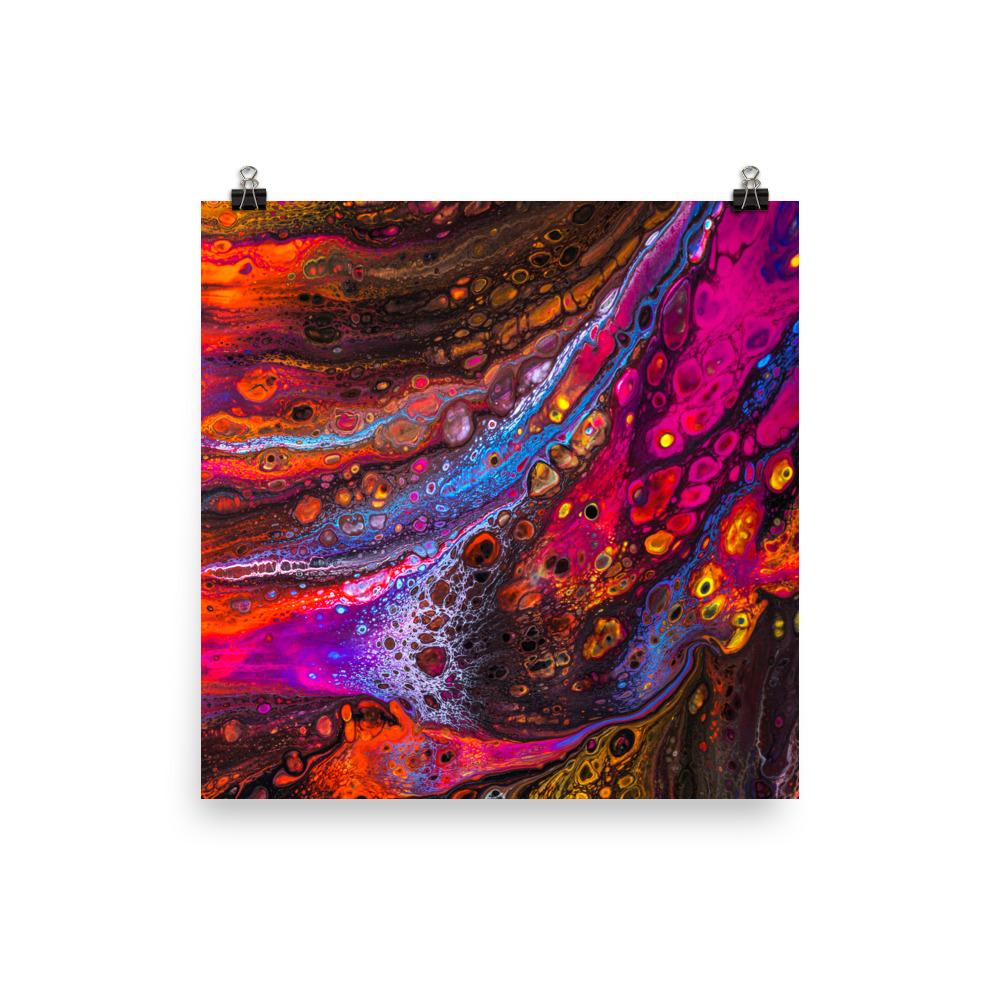 Fractal Abstract 01 - Poster 25x25 cm artlia