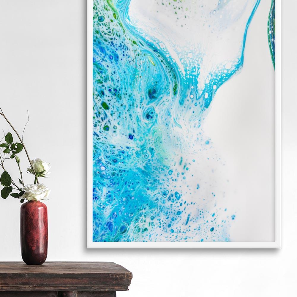 Fractal Abstract 04 - Poster im Rahmen artlia