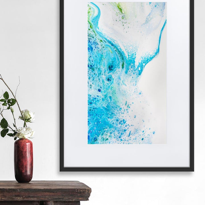 Fractal Abstract 04 - Poster im Rahmen mit Passepartout artlia