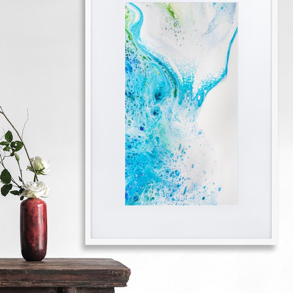 Fractal Abstract 04 - Poster im Rahmen mit Passepartout artlia