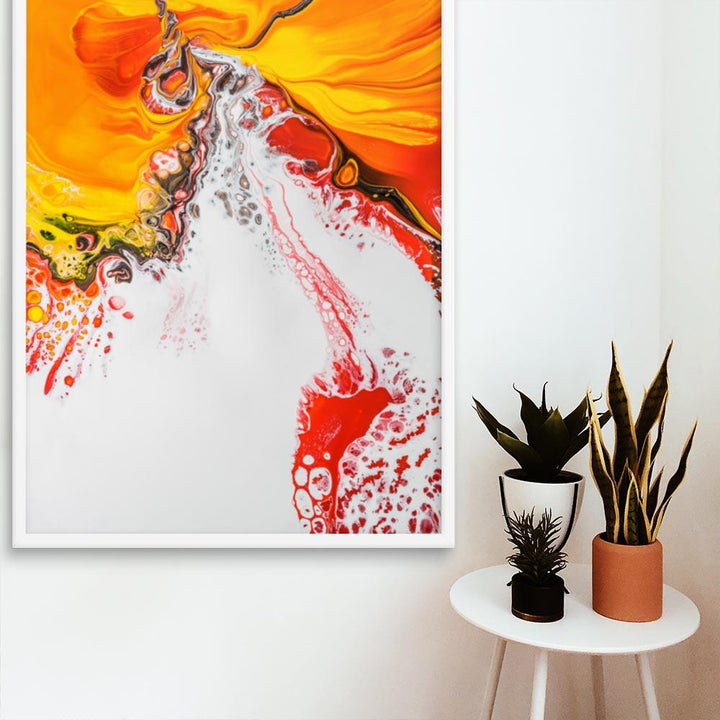 Fractal Abstract 05 - Poster im Rahmen artlia