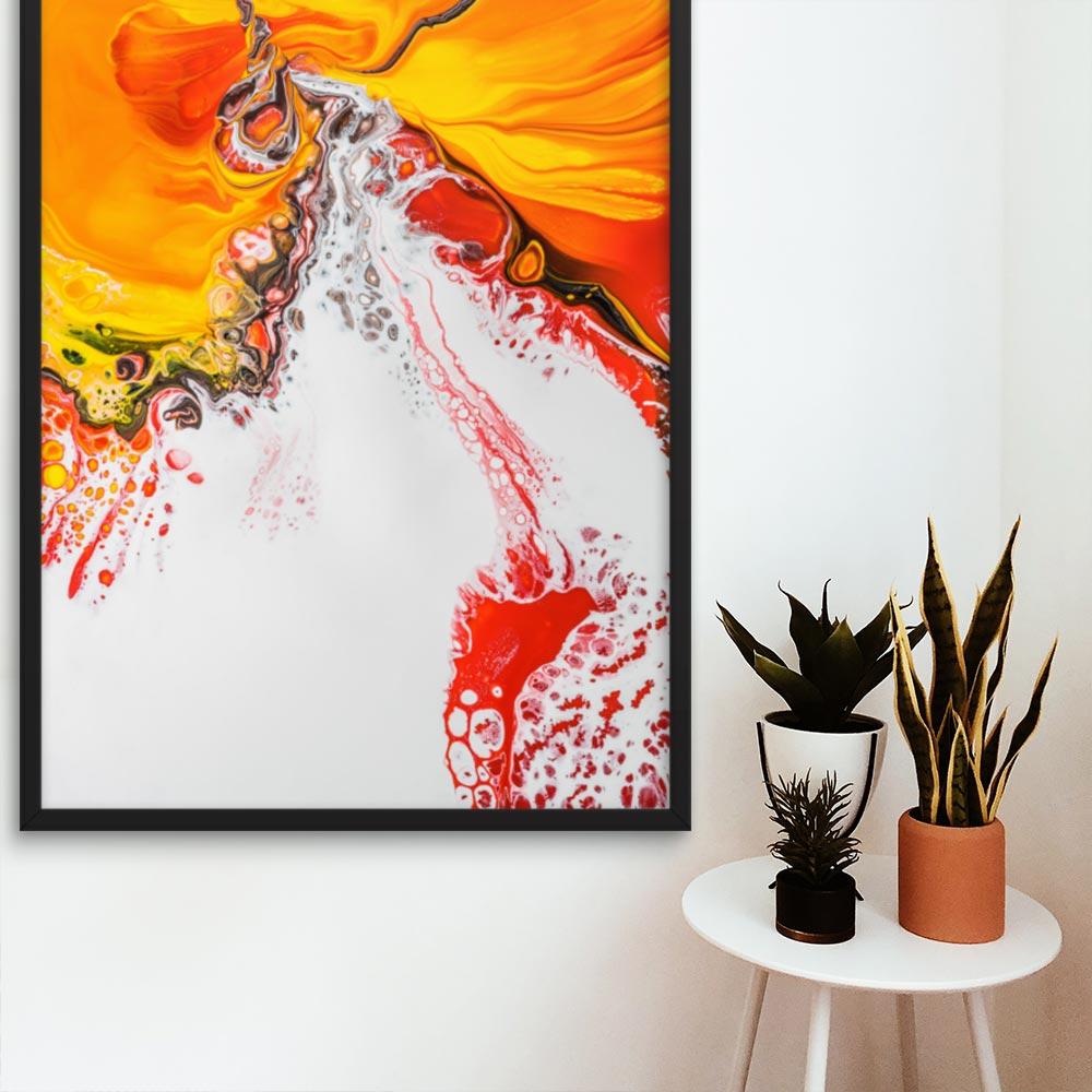 Fractal Abstract 05 - Poster im Rahmen artlia