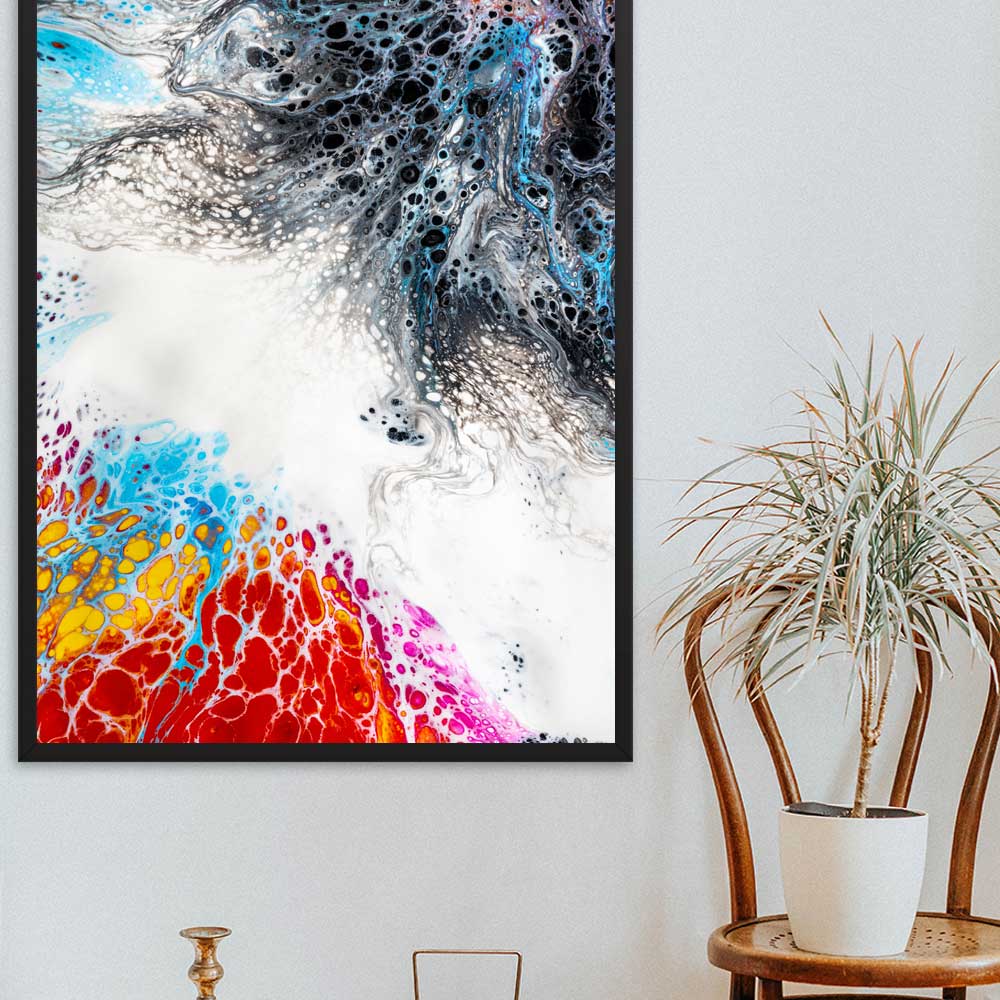 Fractal Abstract 06 - Poster im Rahmen artlia