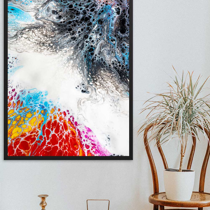 Fractal Abstract 06 - Poster im Rahmen artlia