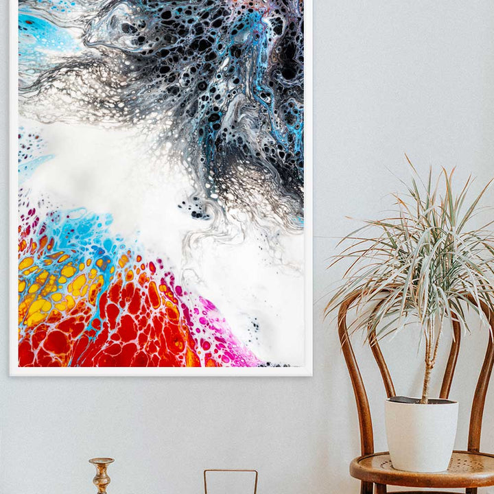 Fractal Abstract 06 - Poster im Rahmen artlia